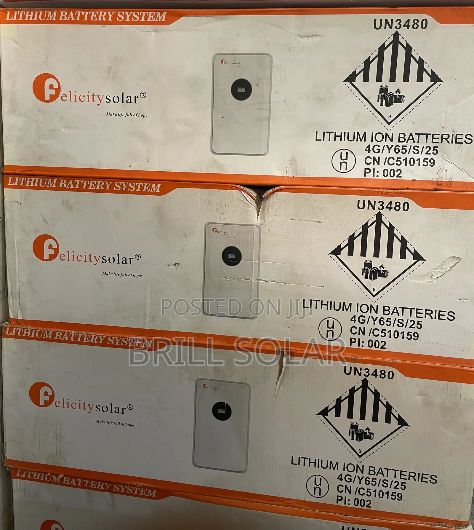 5kwh-51.2v Felicity Solar Lithium Battery (Fla)