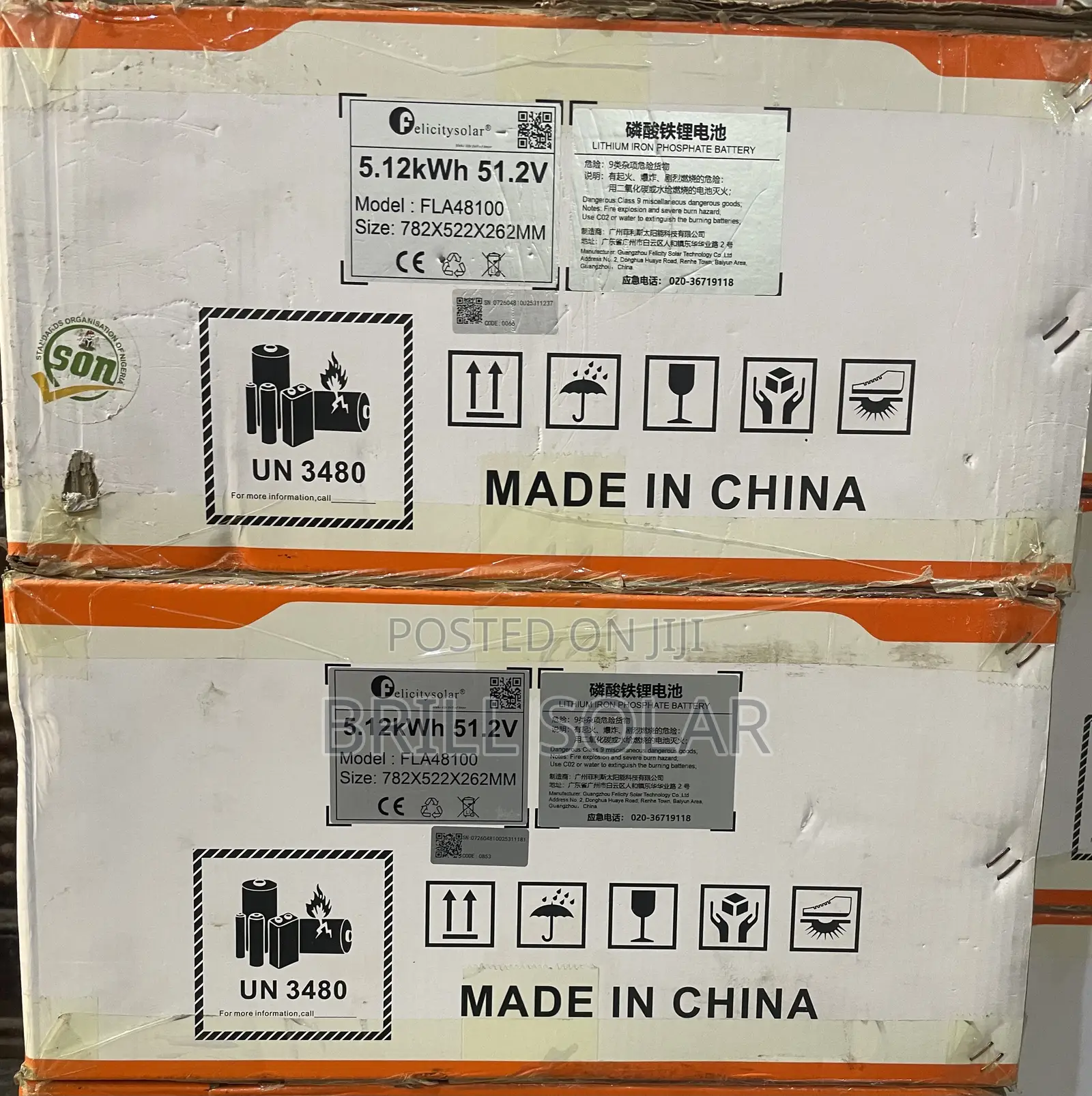 5kwh-51.2v Felicity Solar Lithium Battery (Fla)