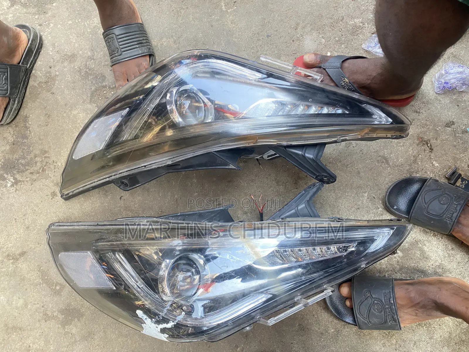 Sonata Front Headlights Led 2013 Model Upgrade
