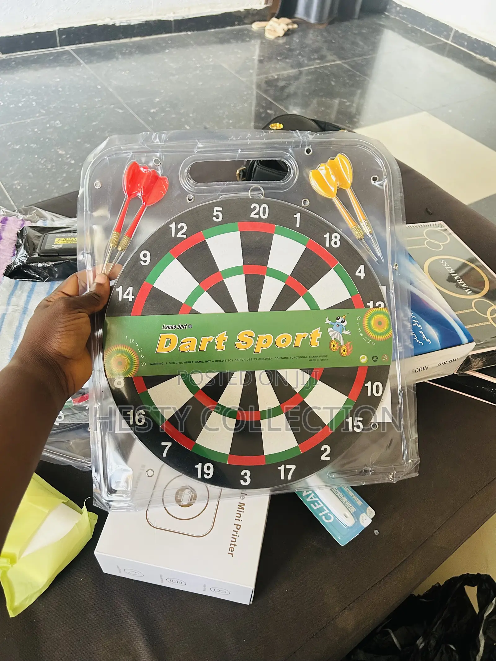 Dartboard Game With 4 or 6 Dart Home Decor Living Room Design