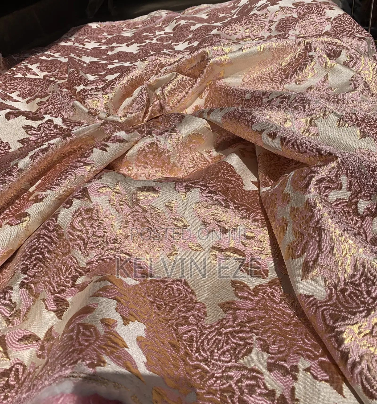 Pink Dreams on a Butter Backdrop