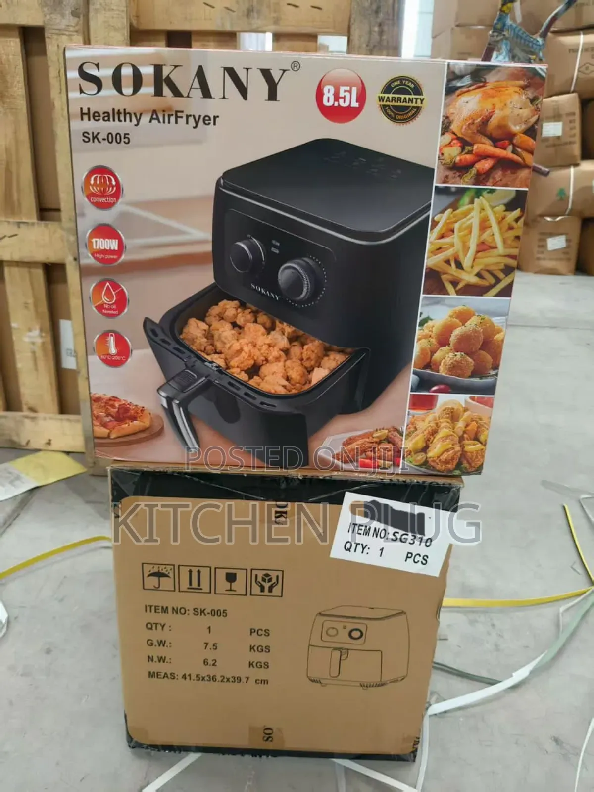 Sokany Healthy Airfryer Model Sk-005