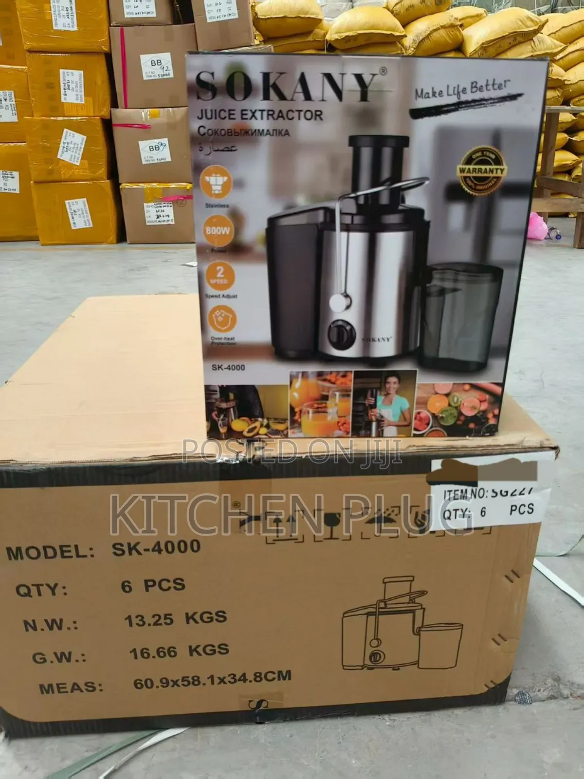 Sokany Sk-4000 Juice Extractor.