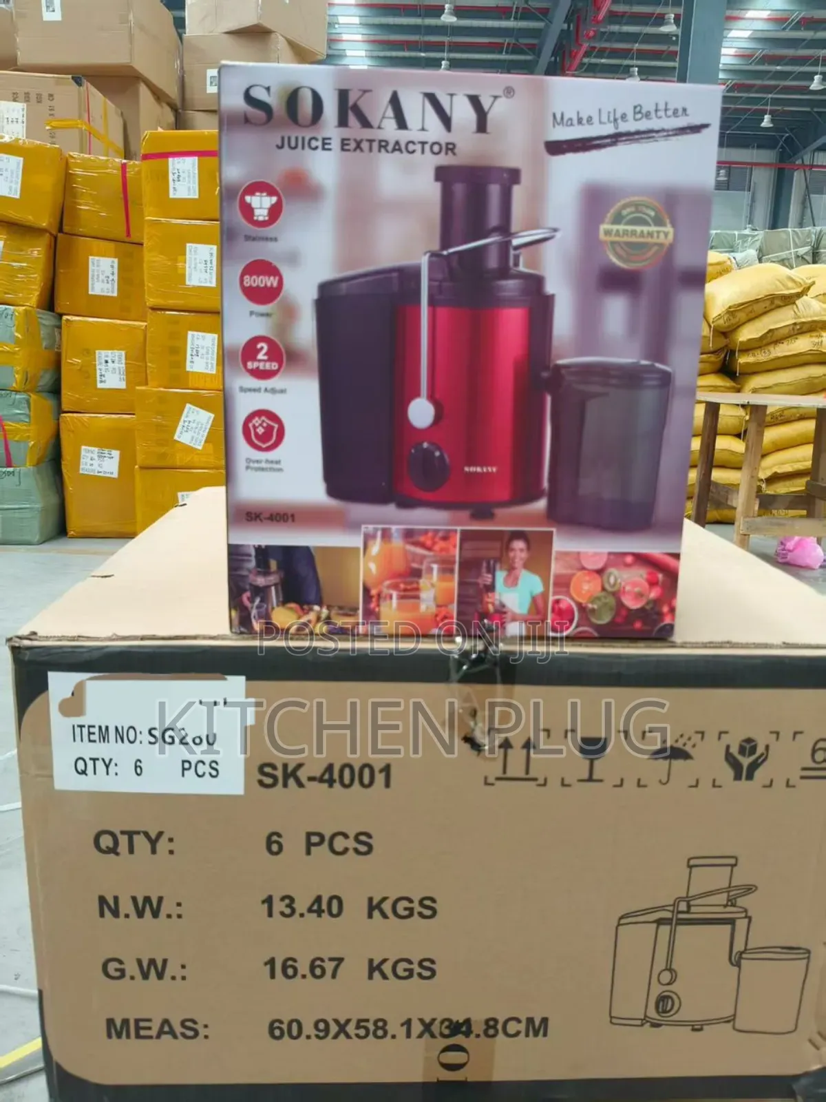 Sokany Sk-4000 Juice Extractor.
