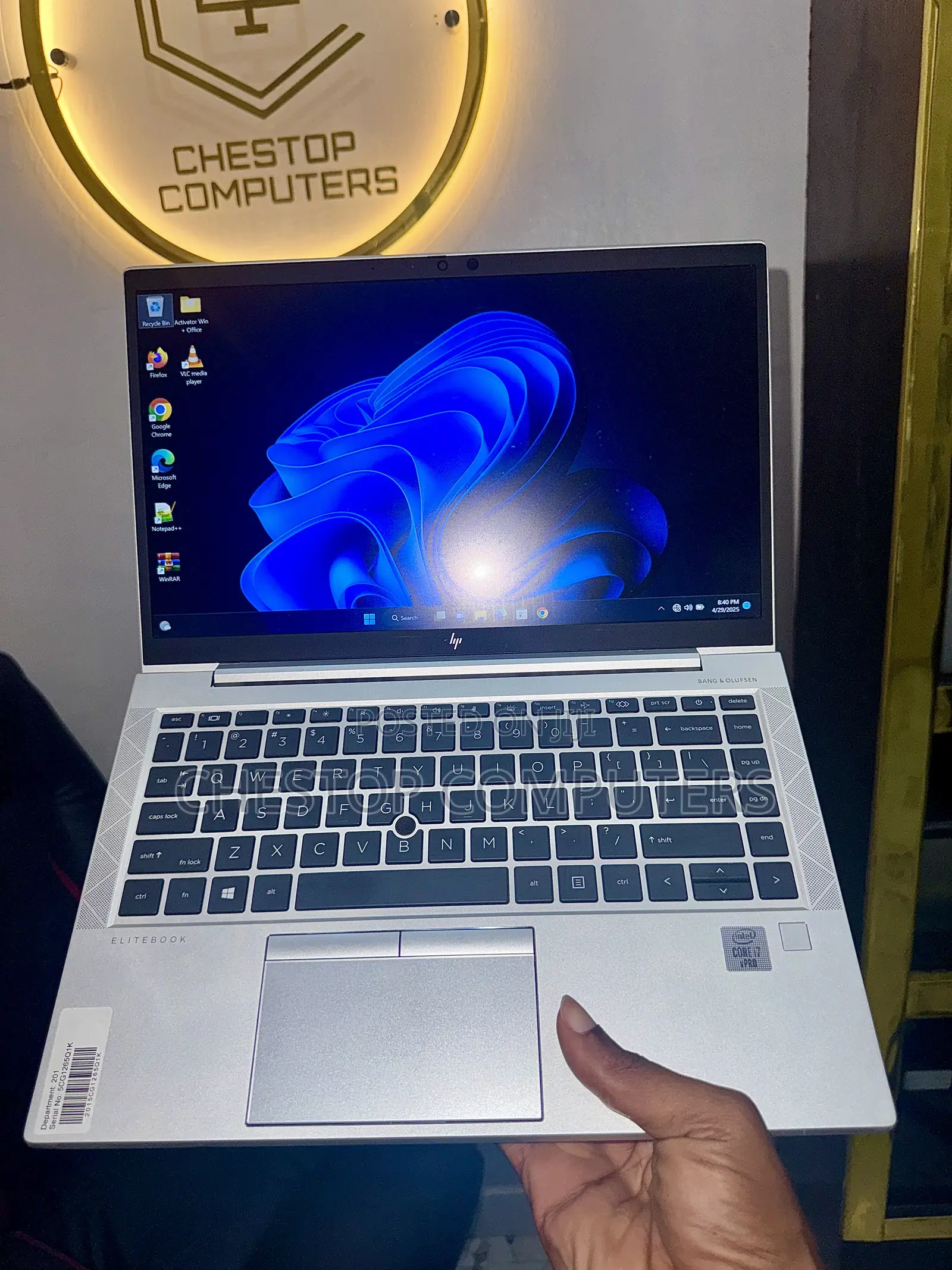 Laptop HP EliteBook 840 G7 16GB Intel Core i7 SSD 512GB