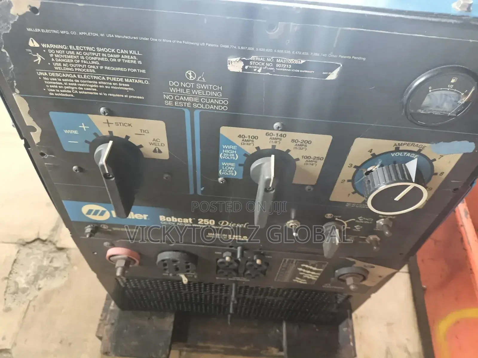 Miller Bobcat 250 Welding Generator