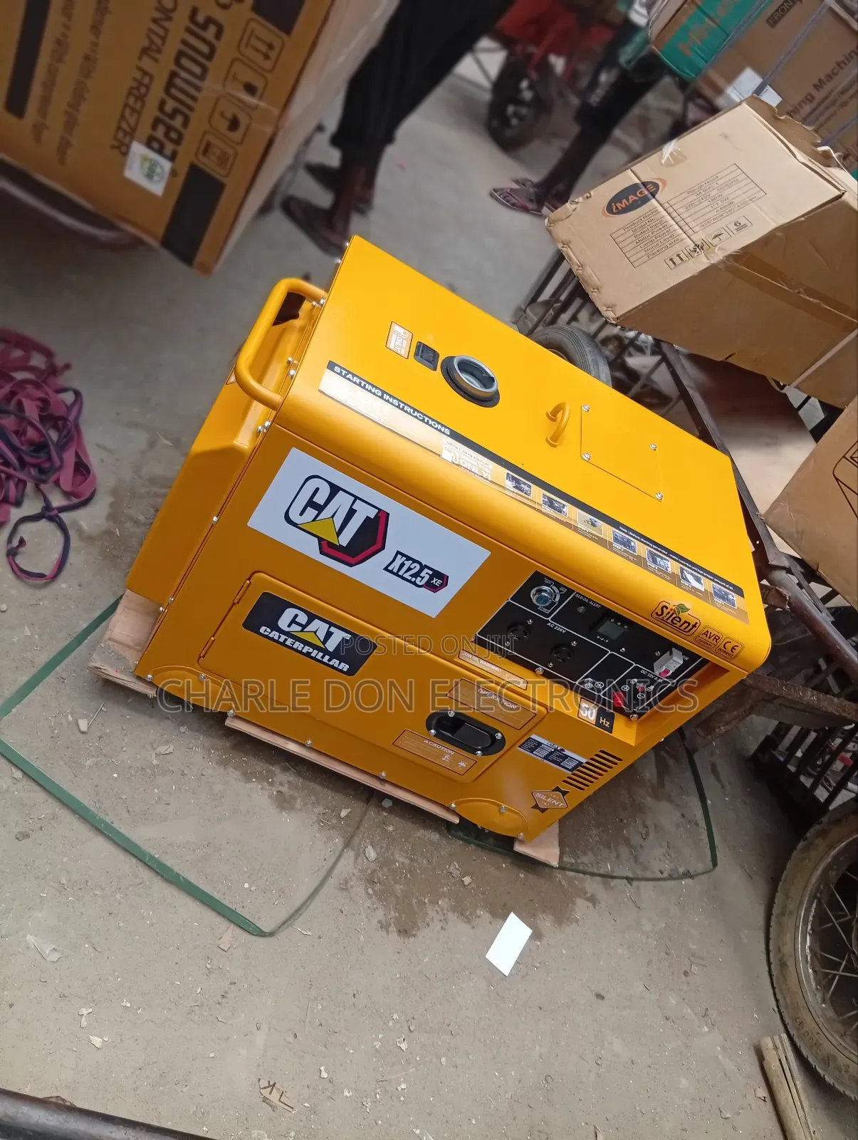 Cat Original 12kva Diseal Soundproof Generator