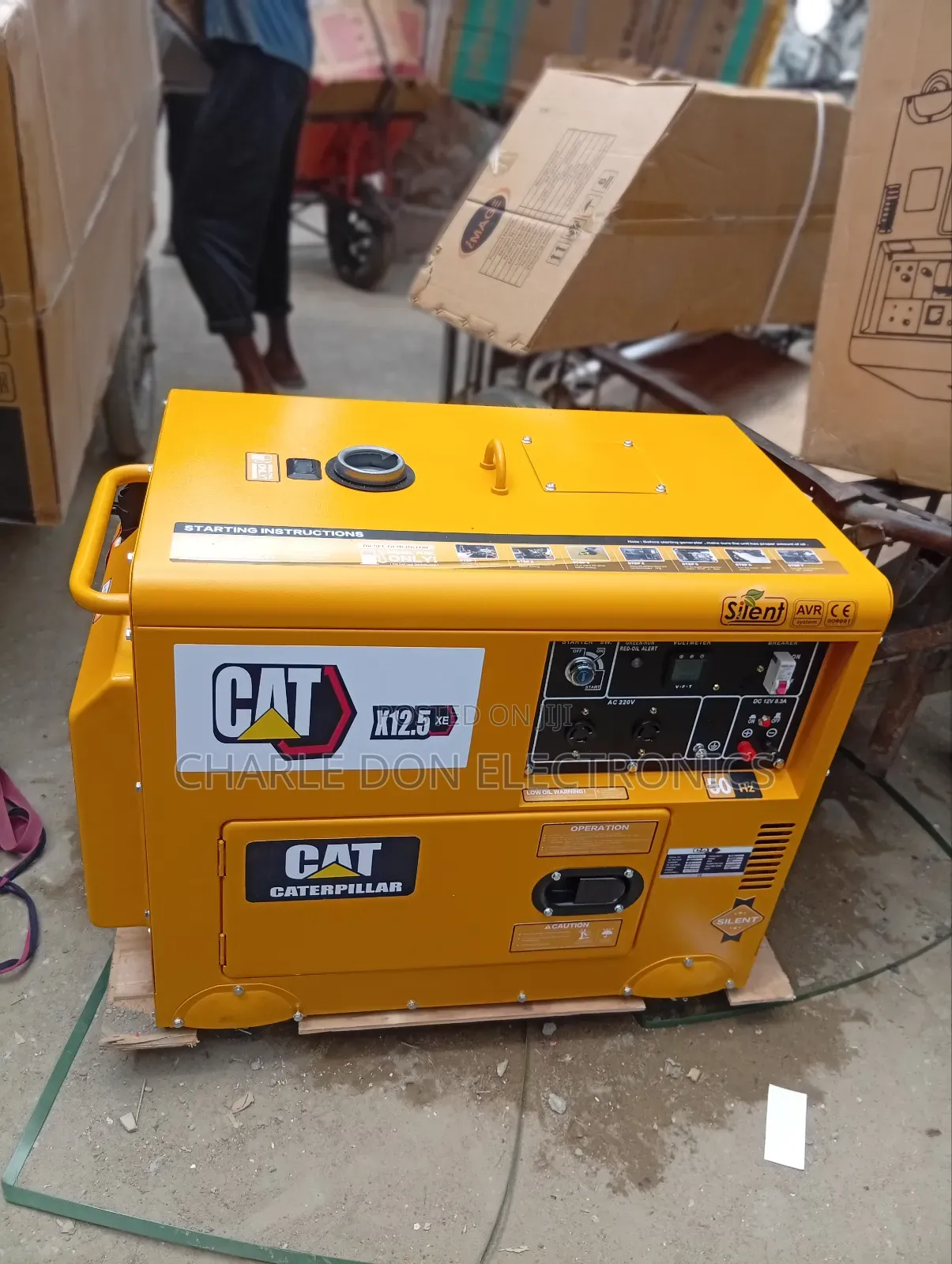 Original Best Quality 12kva Cat Diseal Soundproof Generator