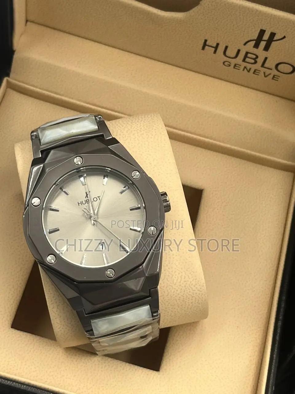 Hublot Quality Men Chain Strap Wristwatch