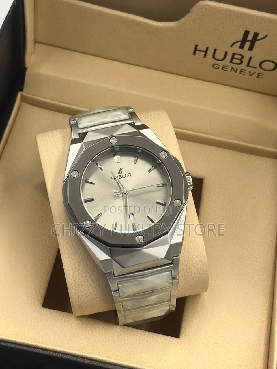 Hublot Quality Men Chain Strap Wristwatch