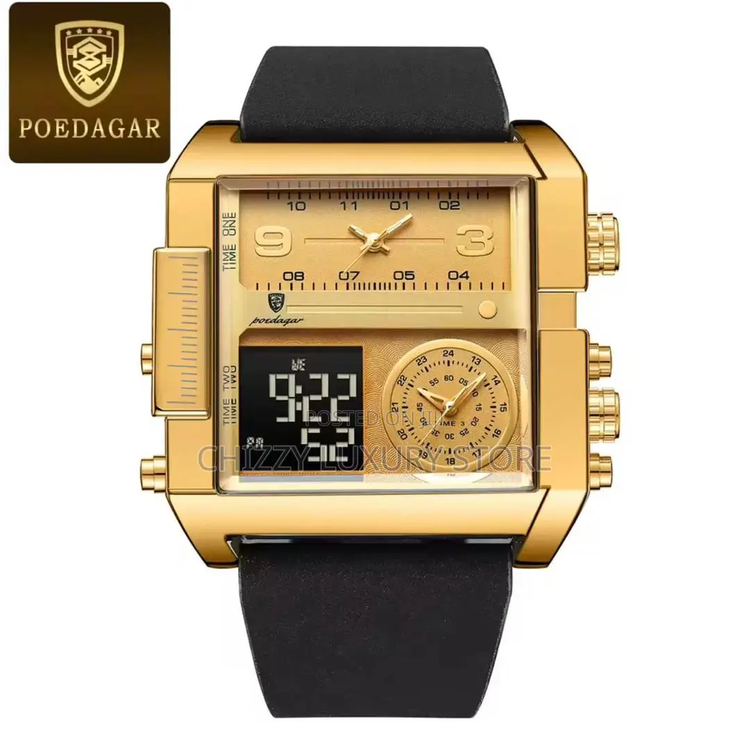 Poedagar Quality Men Wristwatch