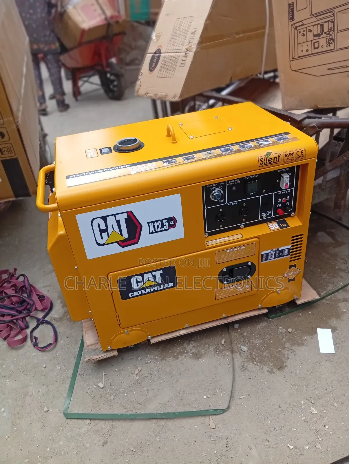 Cat 12kva Diseal Soundproof Generator Original One