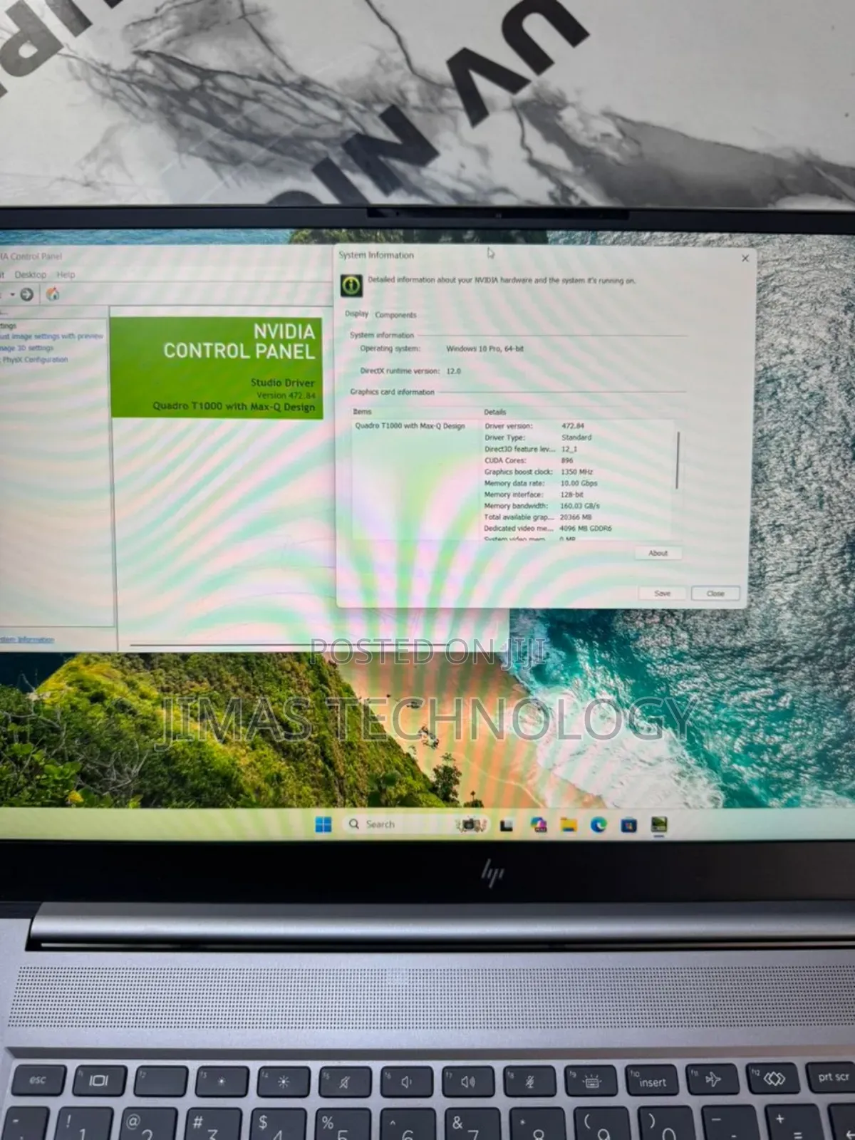 Laptop HP Zbook Studio G7 32GB Intel Core i7 SSD 512GB