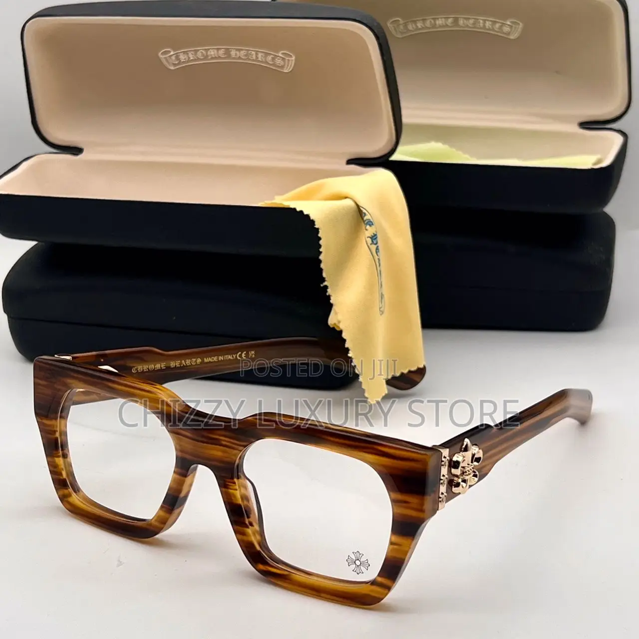 Chrome Hearts Quality Luxury Ladies Frame Glasses