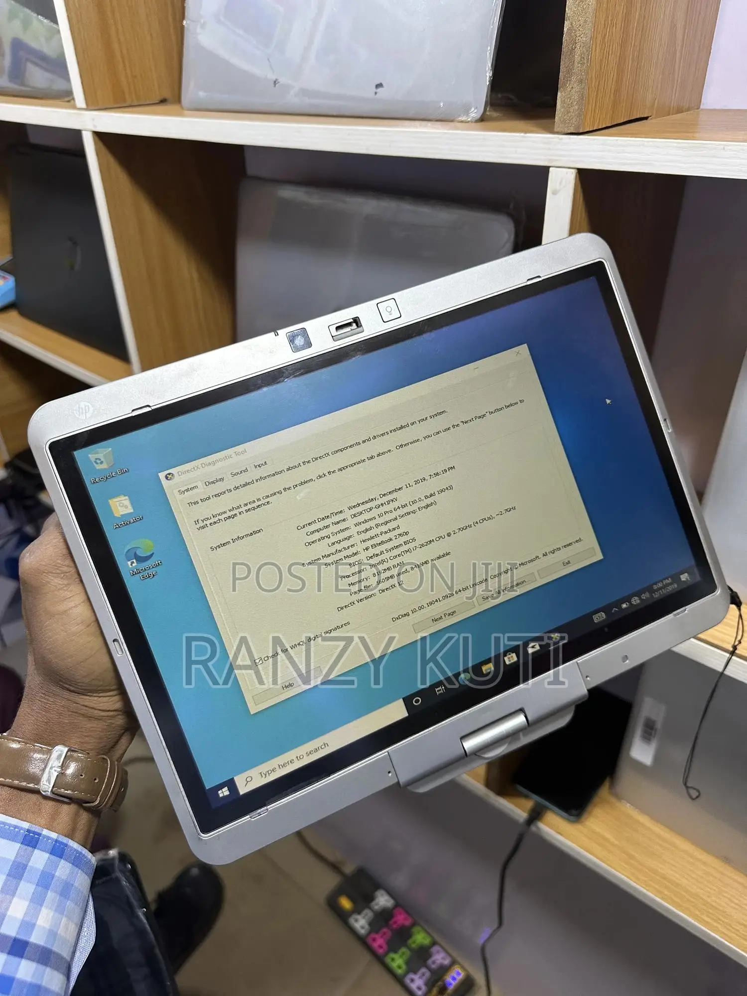 Laptop HP EliteBook 2760P 8GB Intel Core i7 HDD 500GB