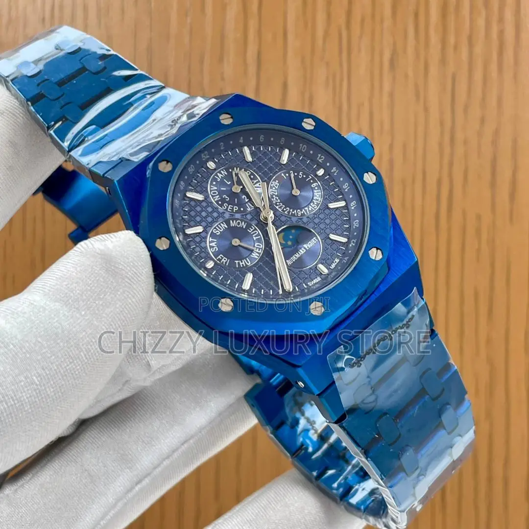 Audemars Piguet Quality Luxury Men Chain Strap Wristwatch