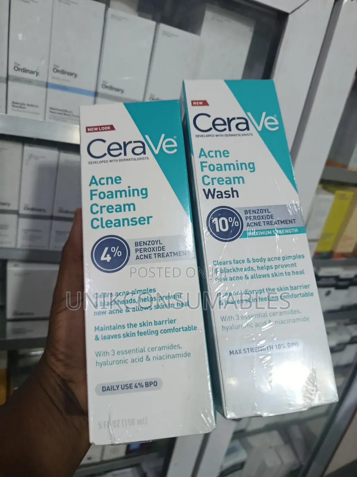 Cerave Acne Foaming Cream Wash Cleanser 150 Ml