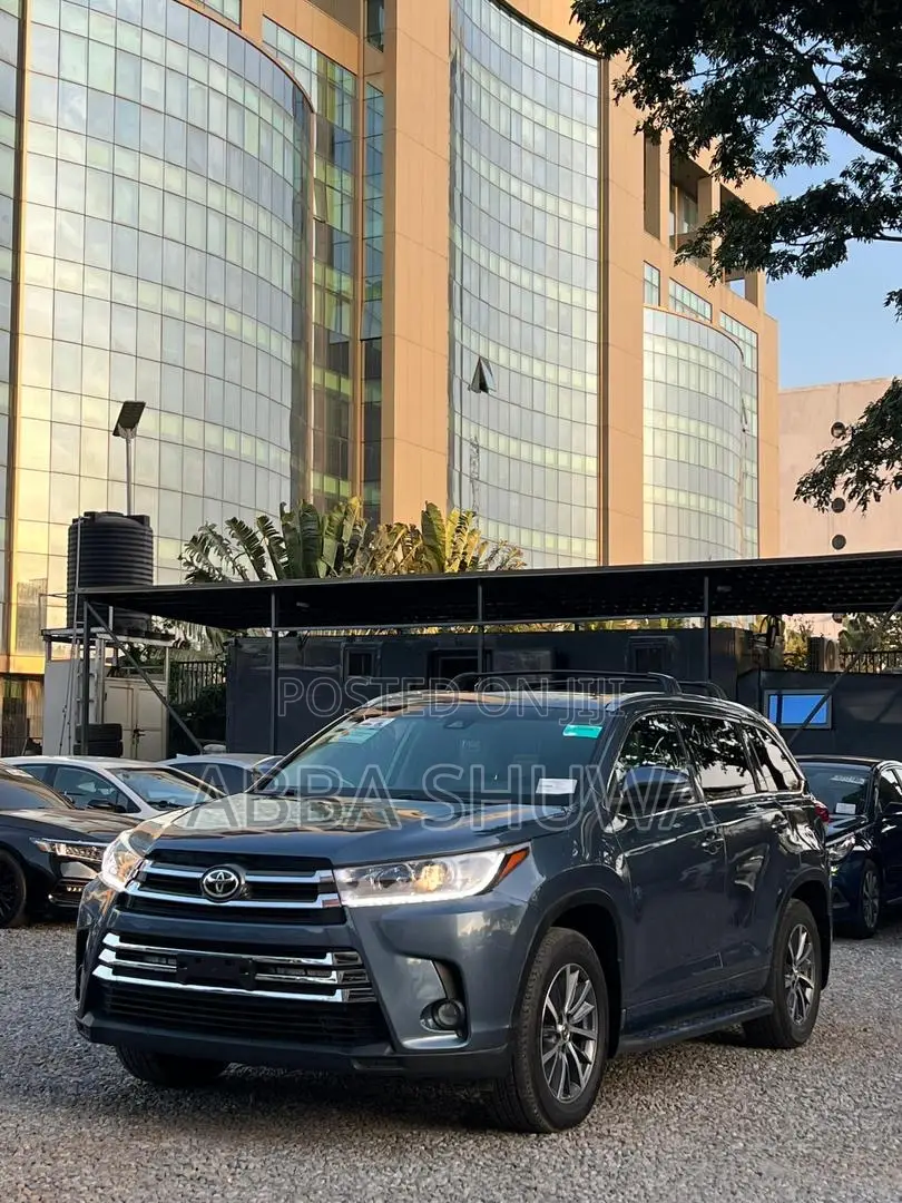 Toyota Highlander XLE 4x4 V6 (3.5L 6cyl 8A) 2018 Blue