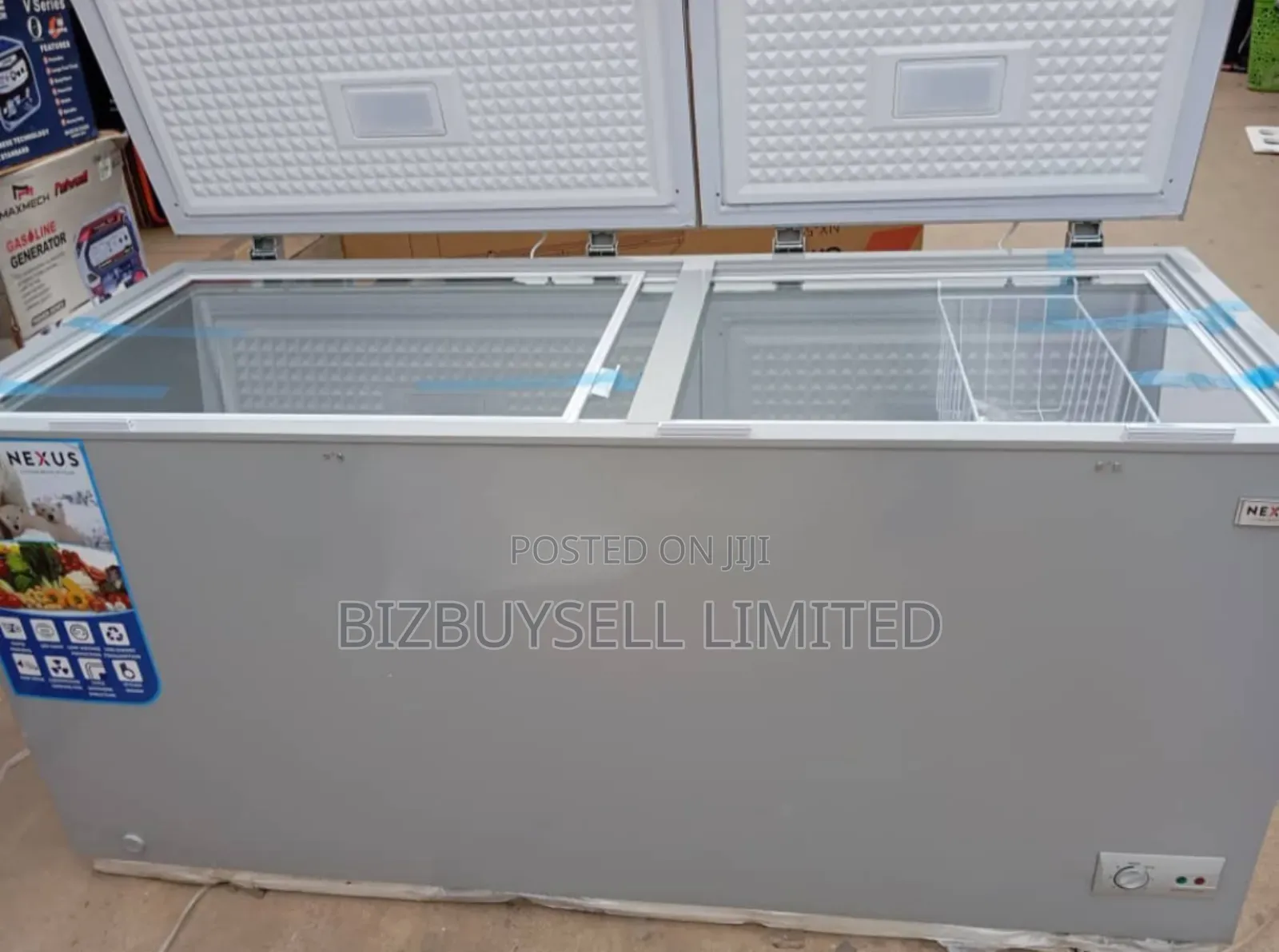 Double Doors Nexus Chest Freezer.
