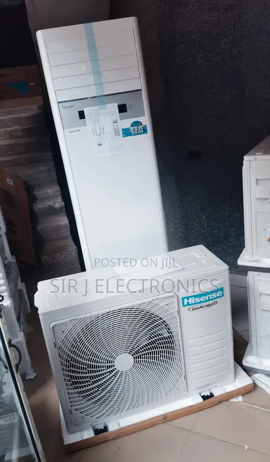 Brand New 3ton/3hp Hisense Inverter Floor Standing Unit Airconditioner