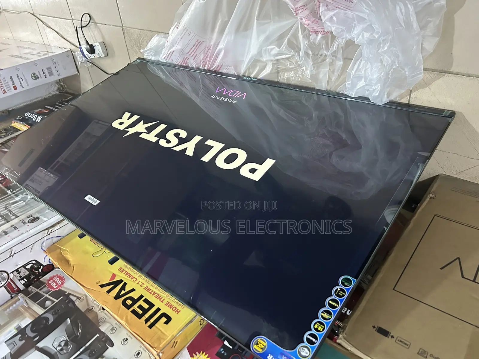 Brand New Polystar 55inch Uhd Full Framless Smart Television