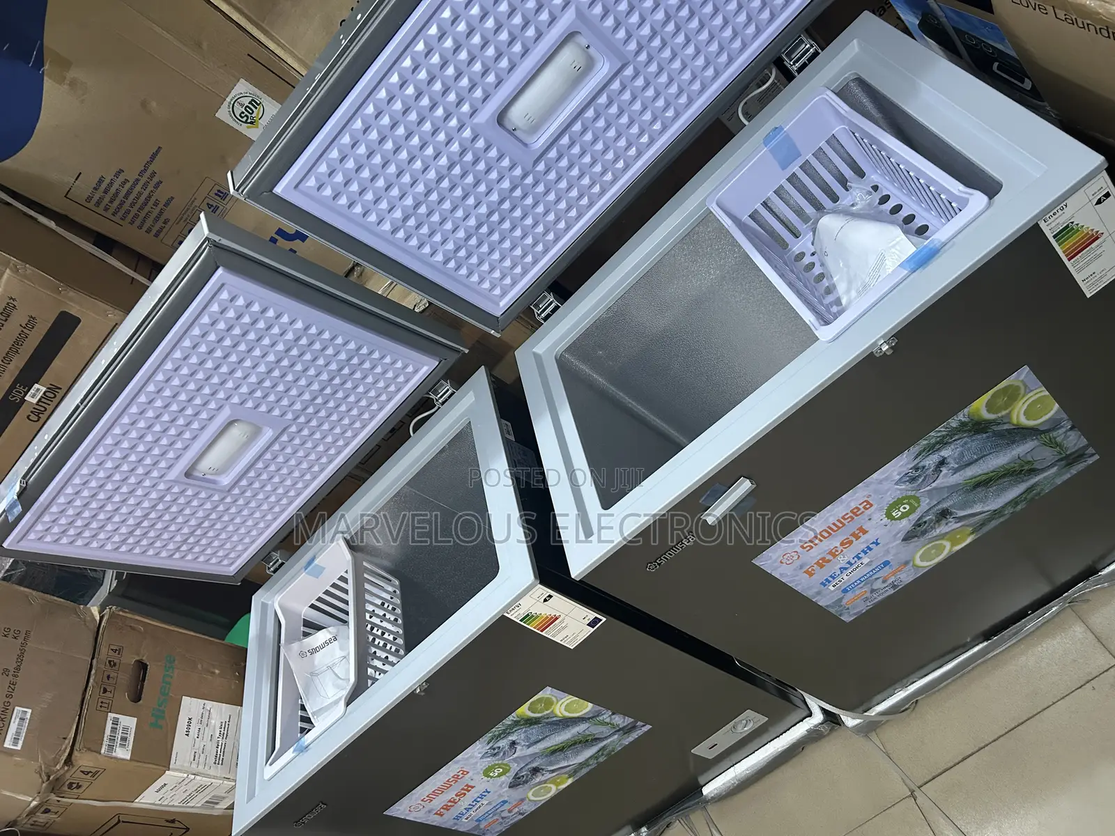 Brand New Original Snowsea 250liters Coper Engine Chest Freezer