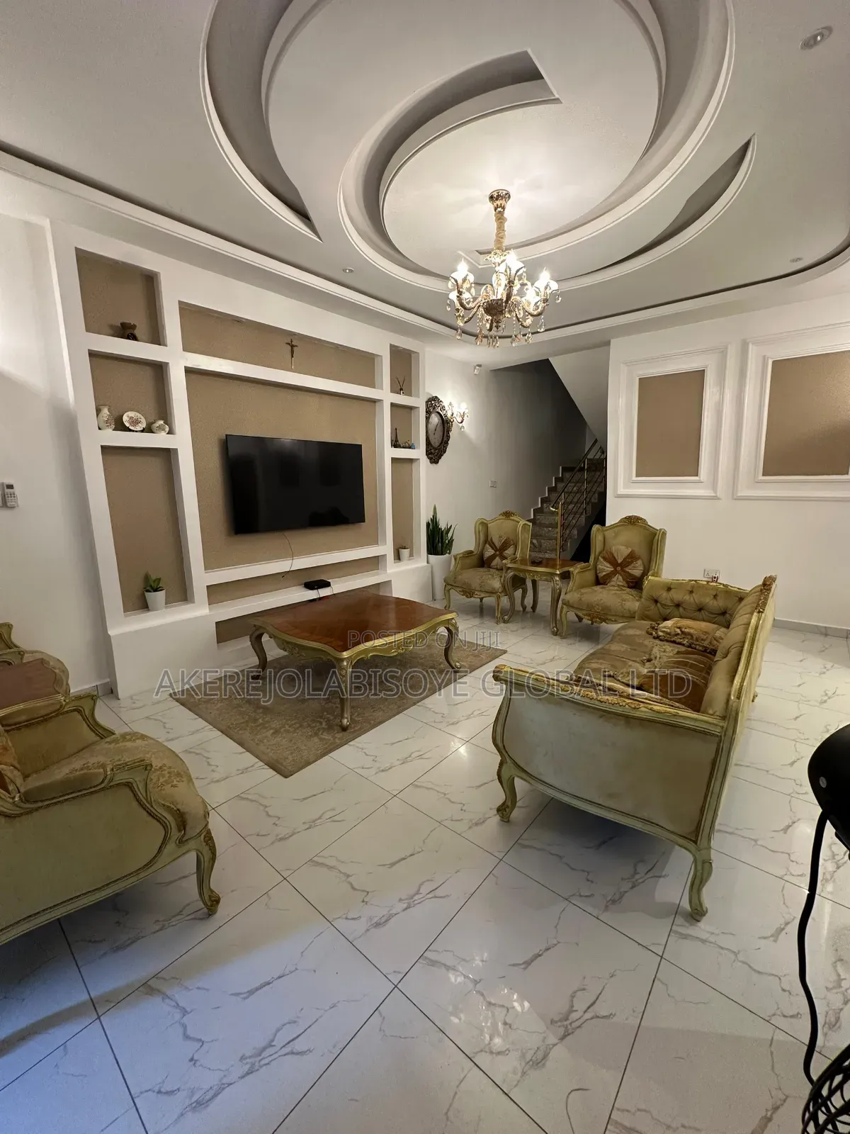 Furnished 3bdrm Duplex in Orchacho Estate for rent