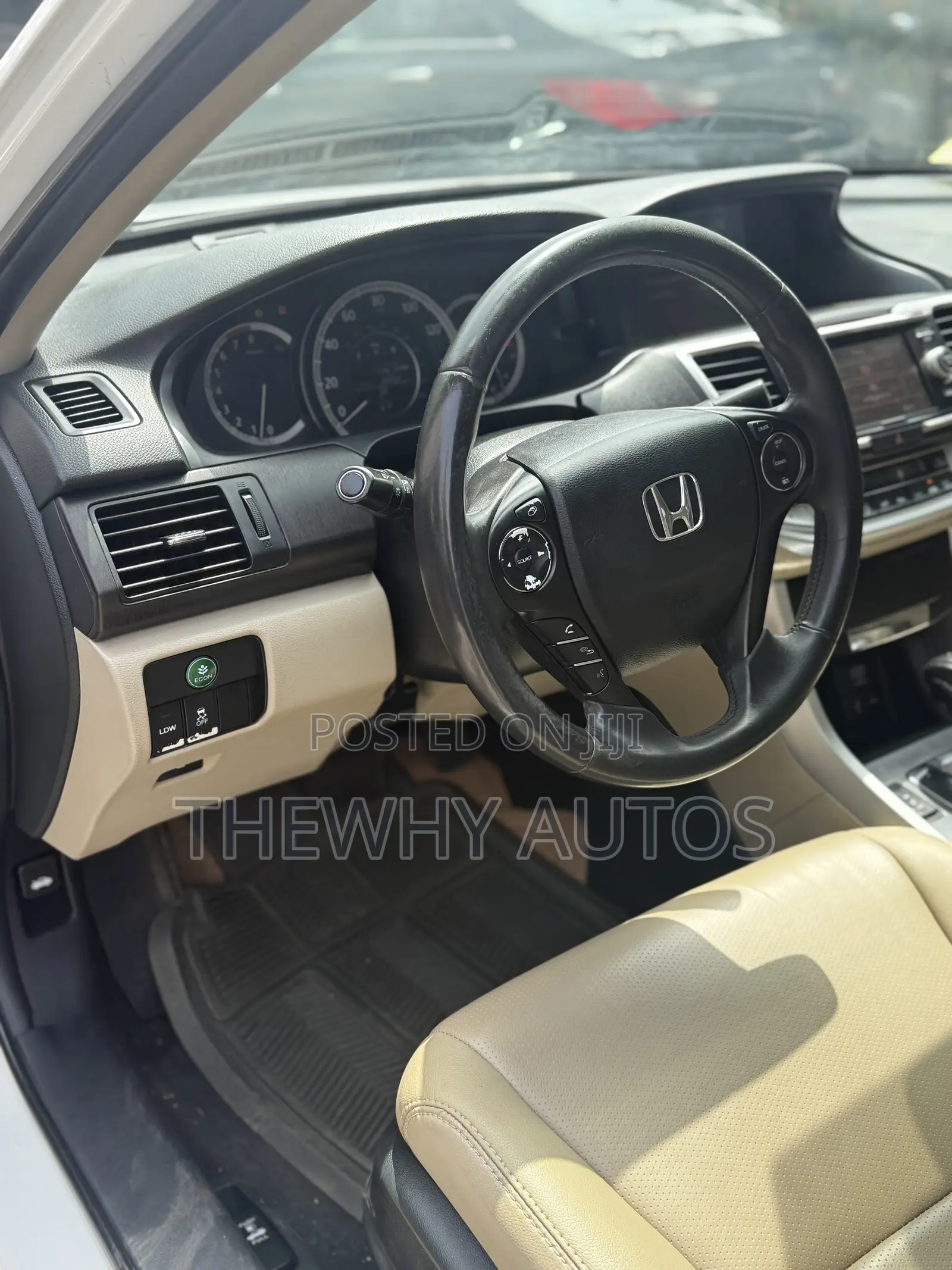 Honda Accord EX-L 4dr Sedan FWD (2.4L 4cyl 2A) 2013 White