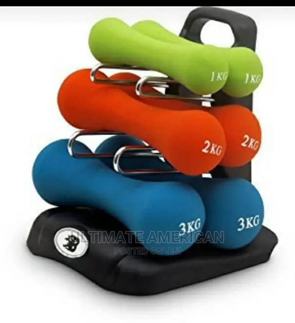 SET OF DUMBBELL With Rack Brand New