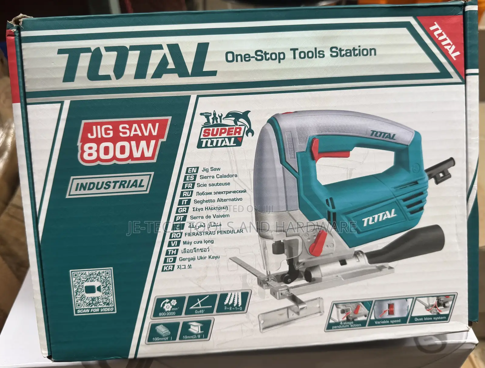Total 800w Industrial Jig Saw