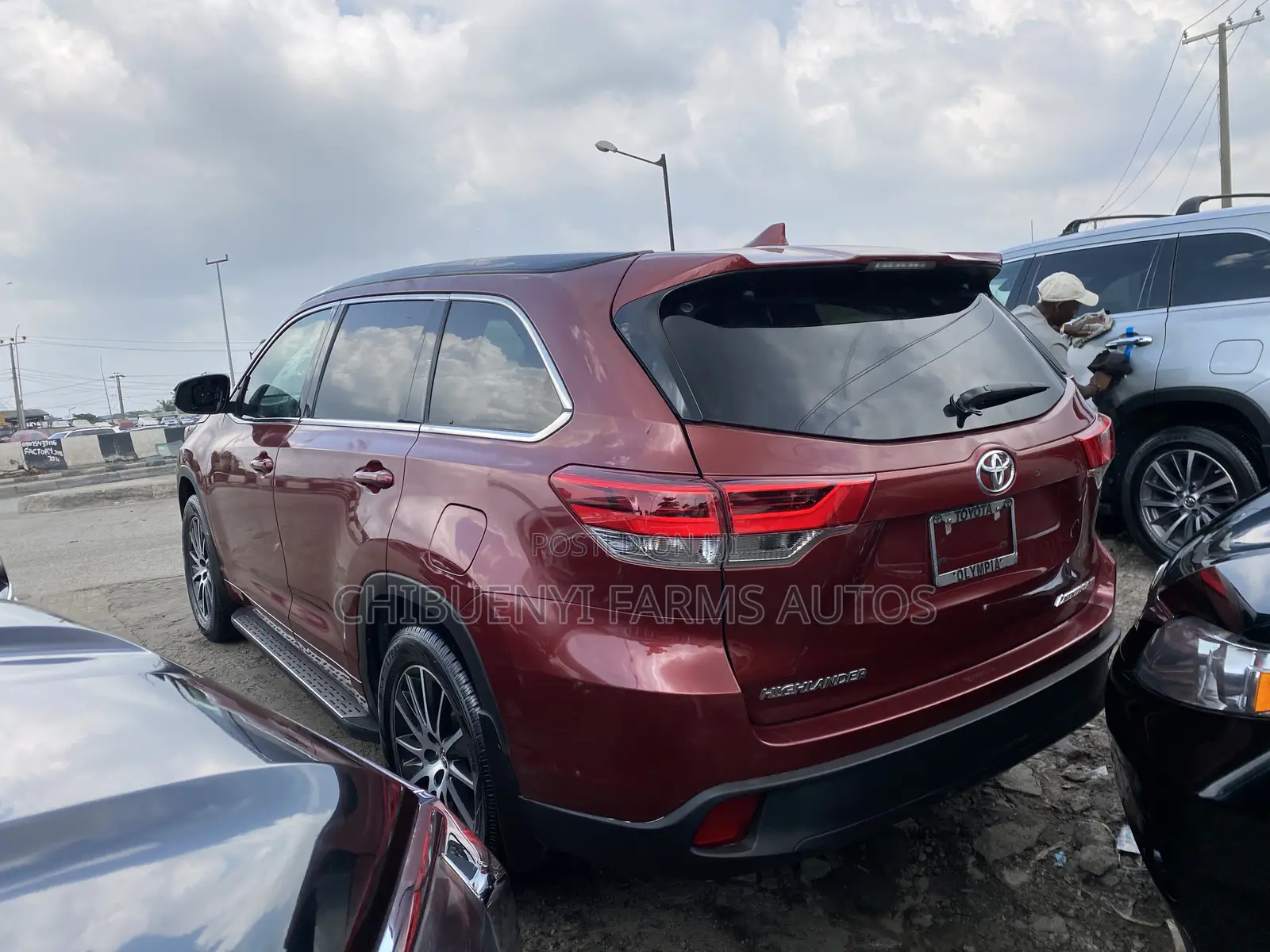 Toyota Highlander Limited 4x4 V6 (3.5L 6cyl 8A) 2018 Red