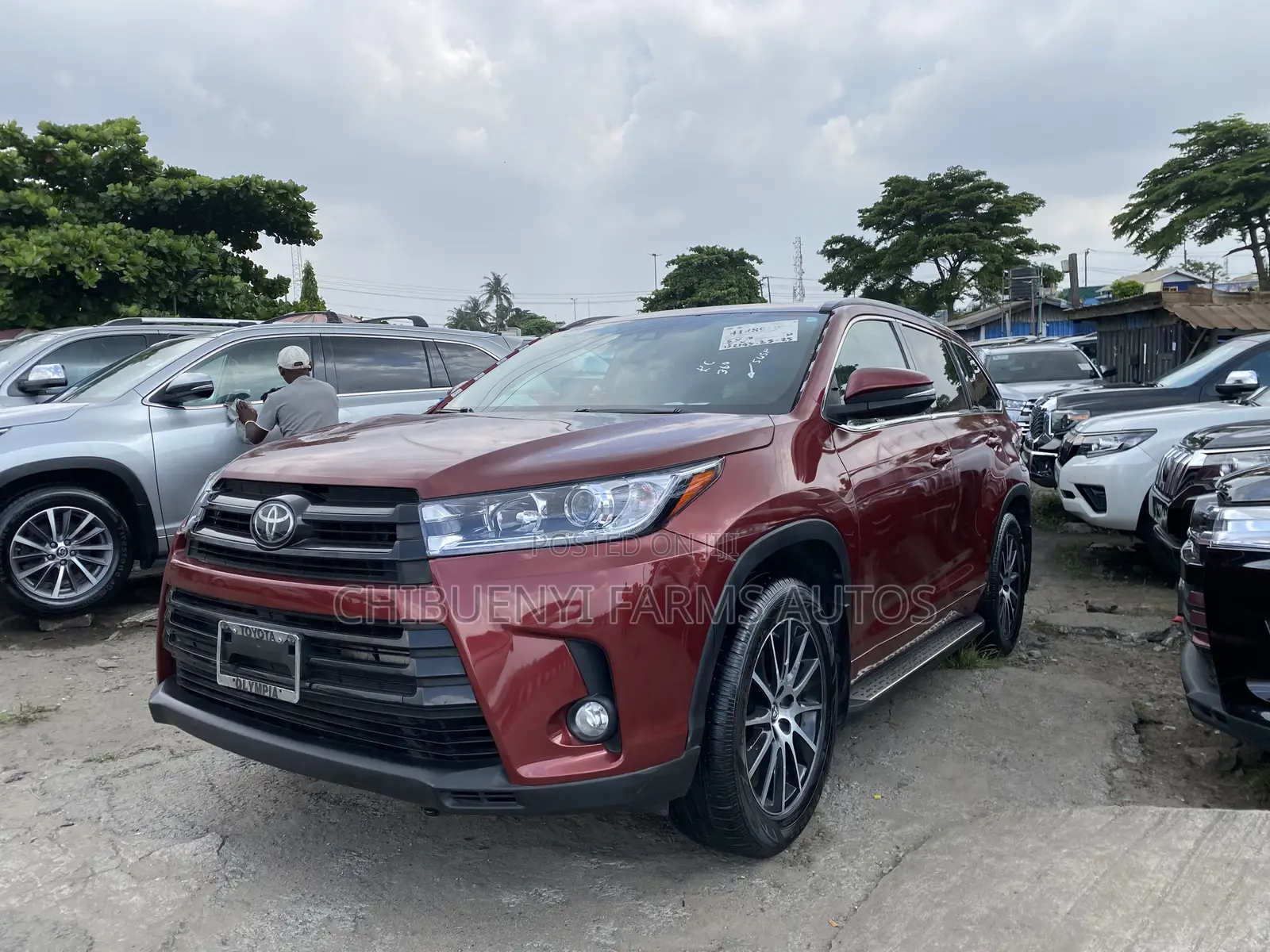 Toyota Highlander Limited 4x4 V6 (3.5L 6cyl 8A) 2018 Red