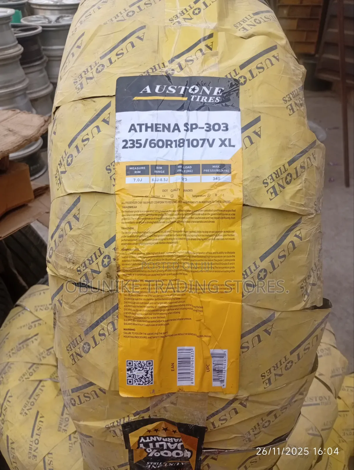 235/60r18 Austone Radial Tyre