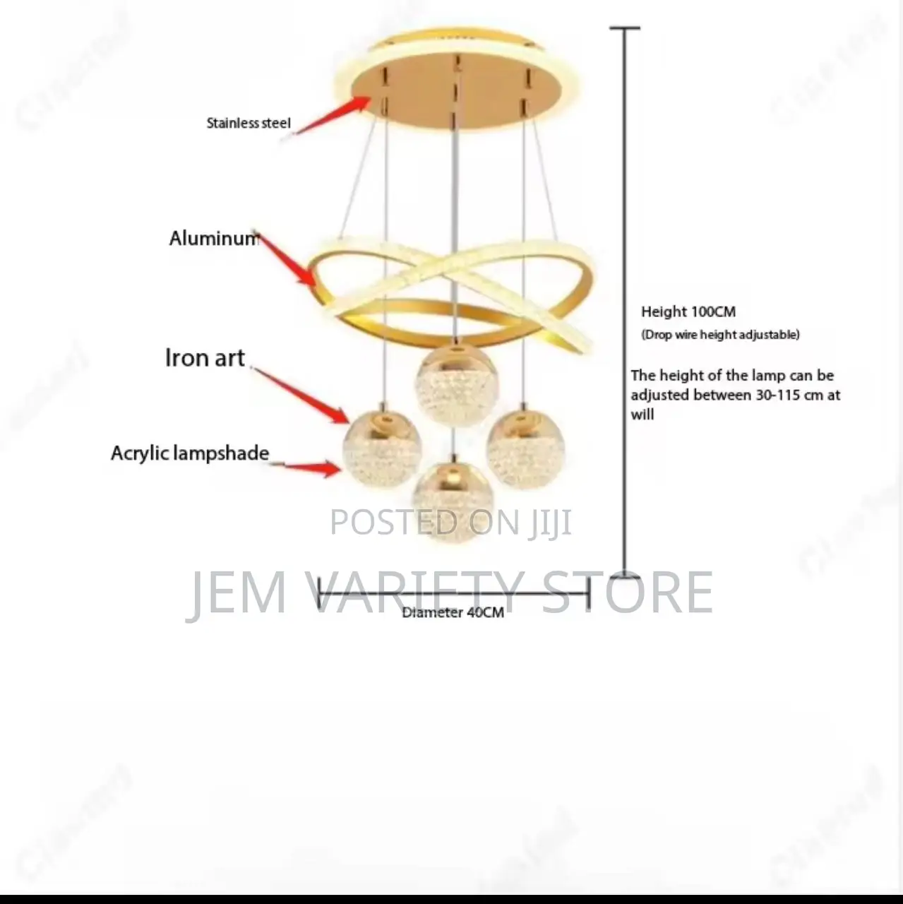 Modern European Pendant Chandelier Light