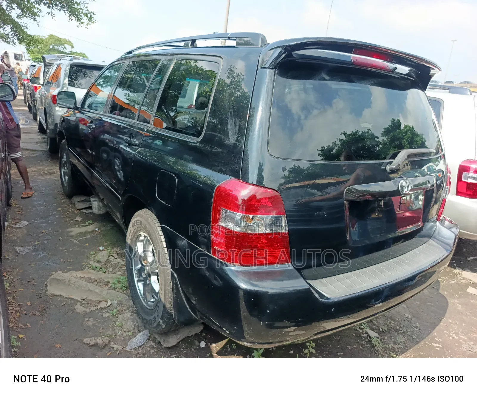 Toyota Highlander Limited V6 2005 Black