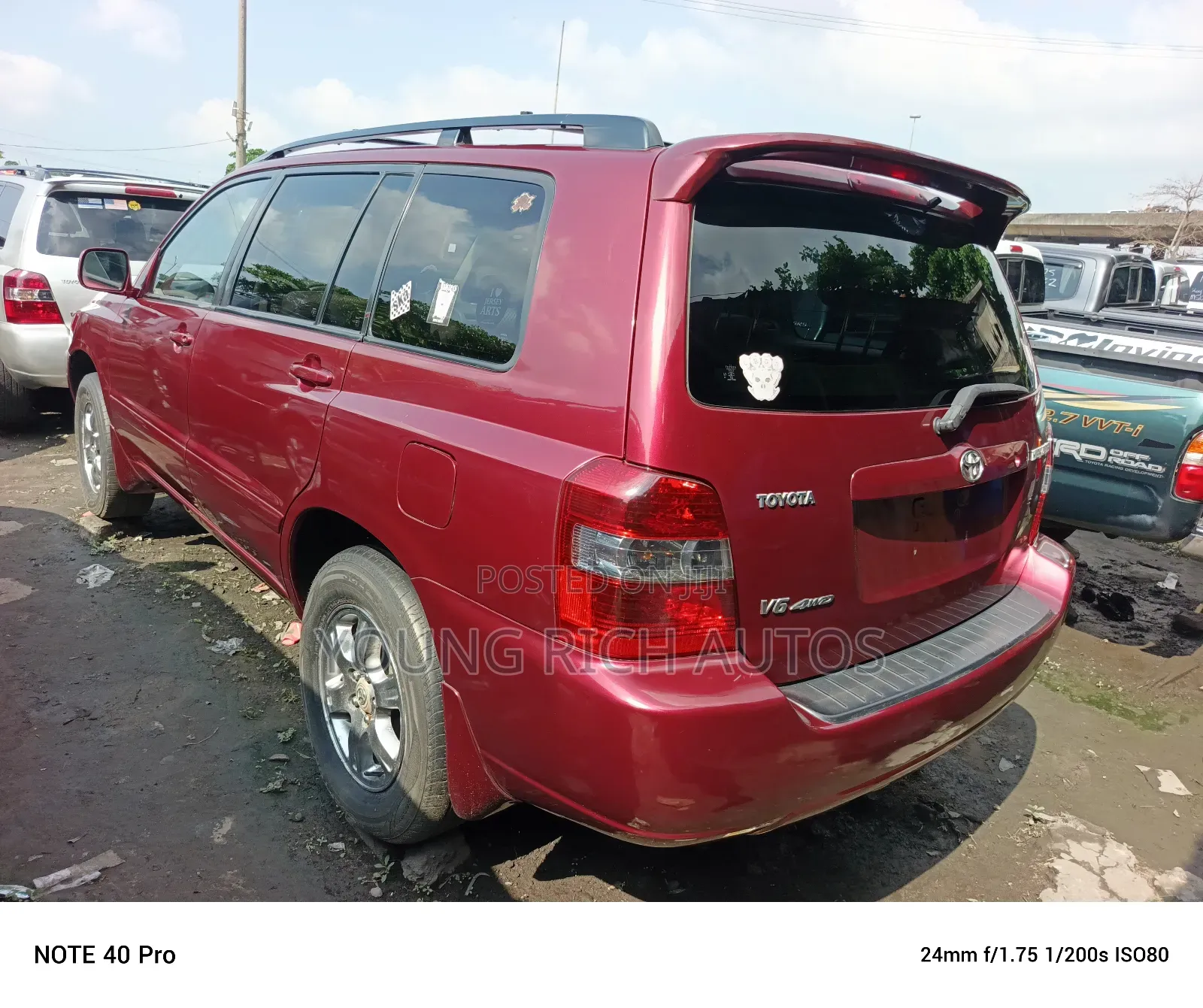 Toyota Highlander 2006 Red