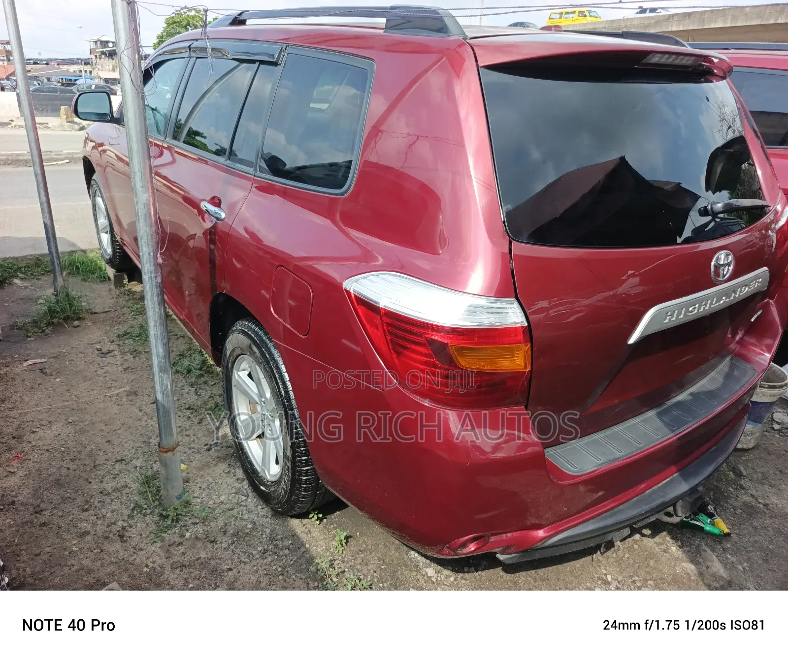 Toyota Highlander 2008 Red