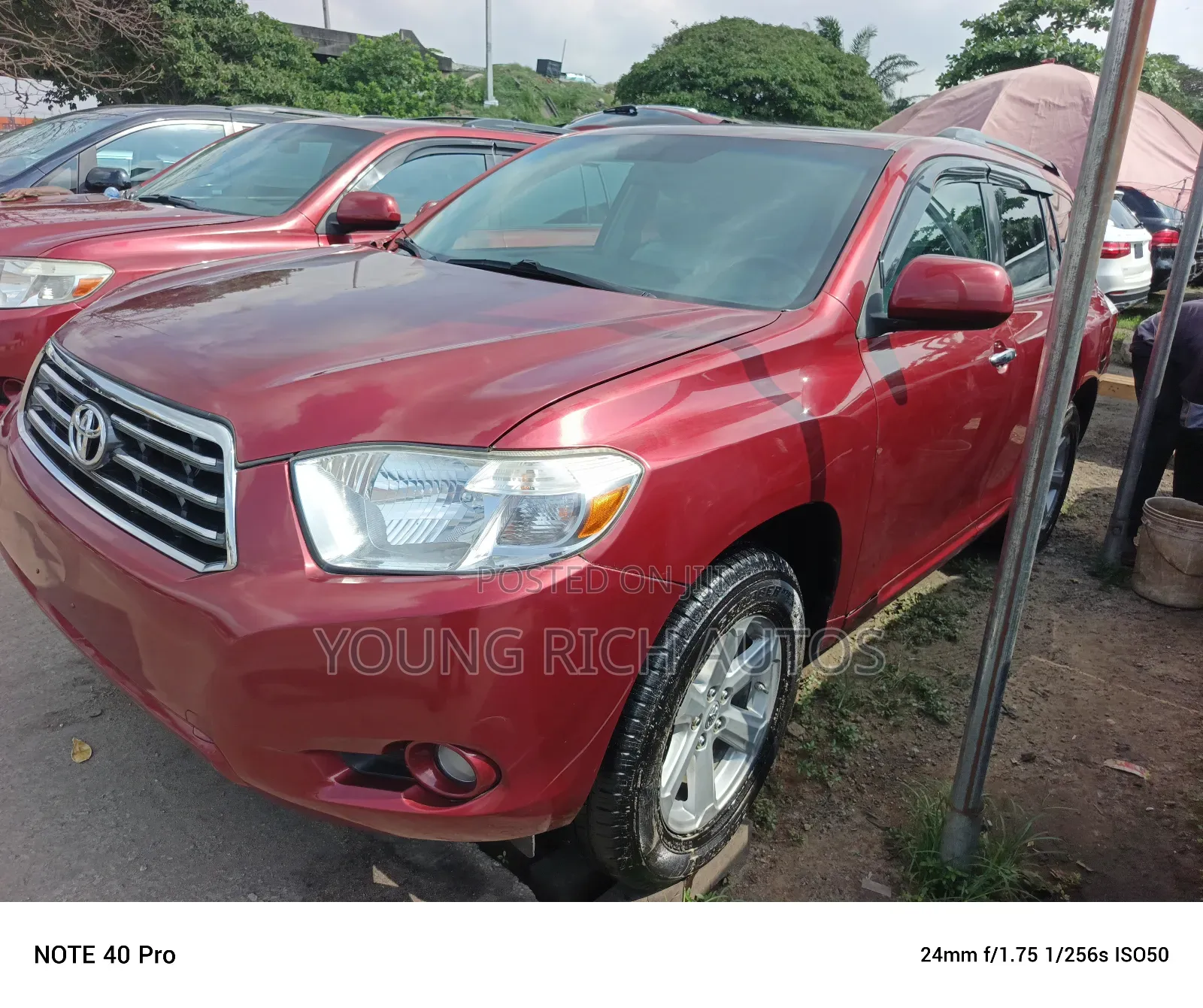 Toyota Highlander 2008 Red
