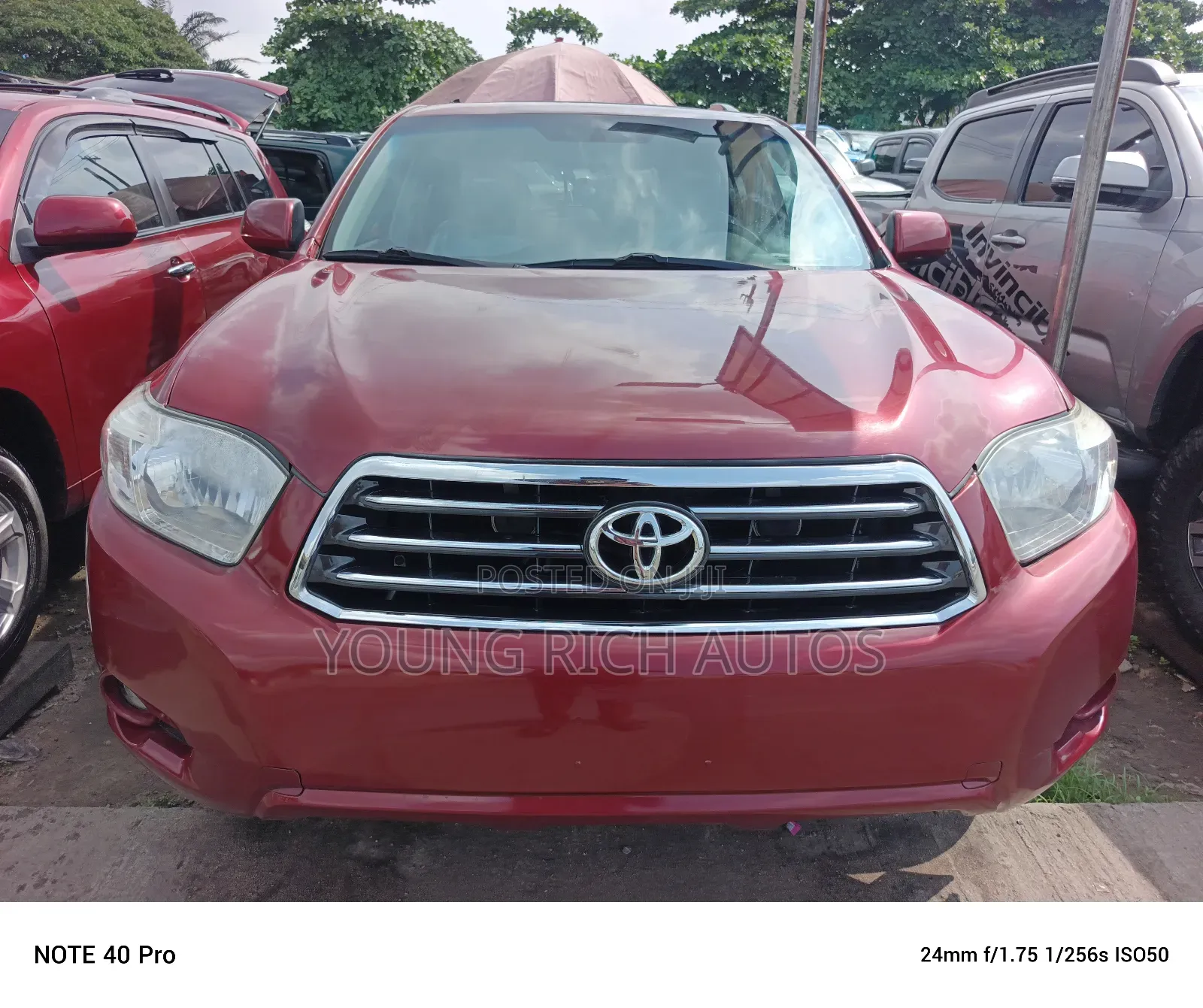 Toyota Highlander 2008 Red