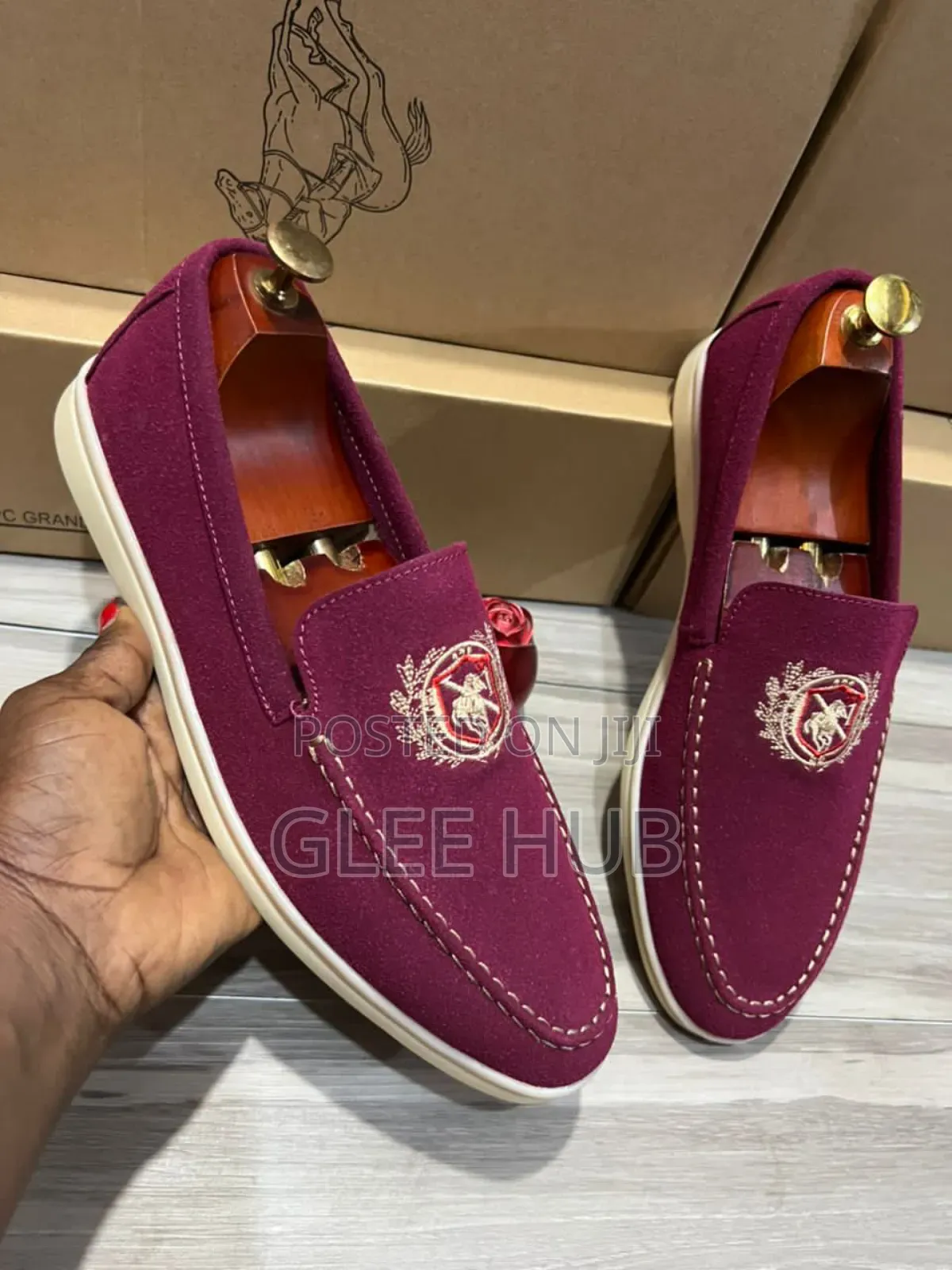 Dry Suede Flat Shoes