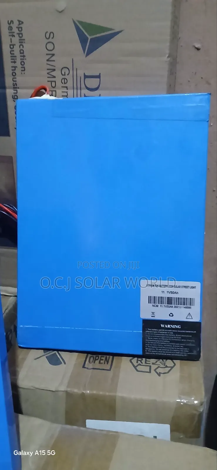 12volts 50ah Solar Street Light Lithium Battery All In One