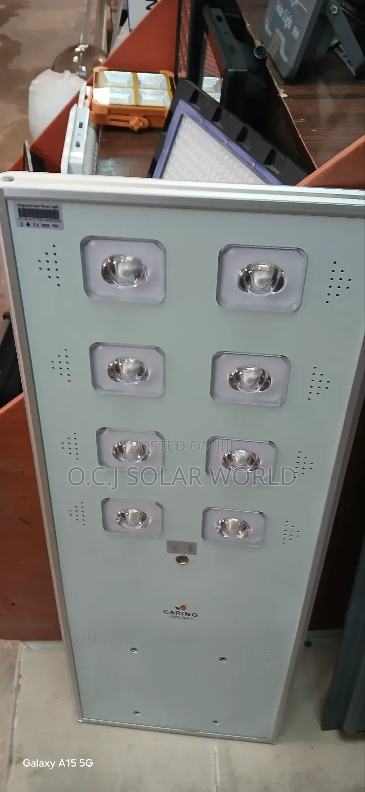8 Eyes Solar Street Light All In One 60watts