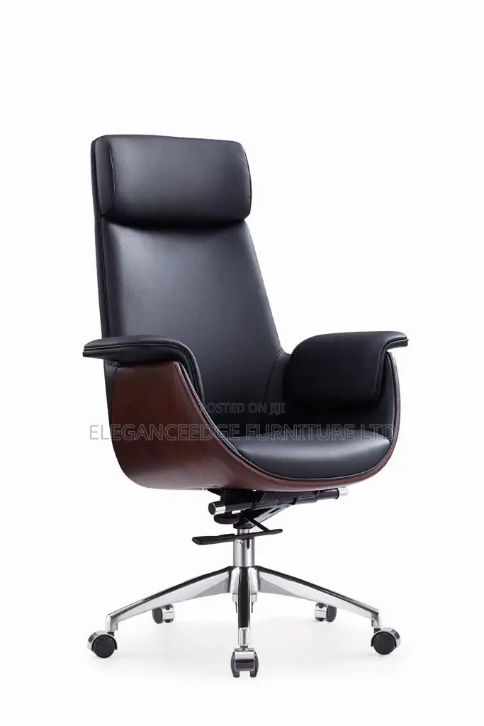 Executive Ergonomic Office Chair – Leather Swivel Manager Chair