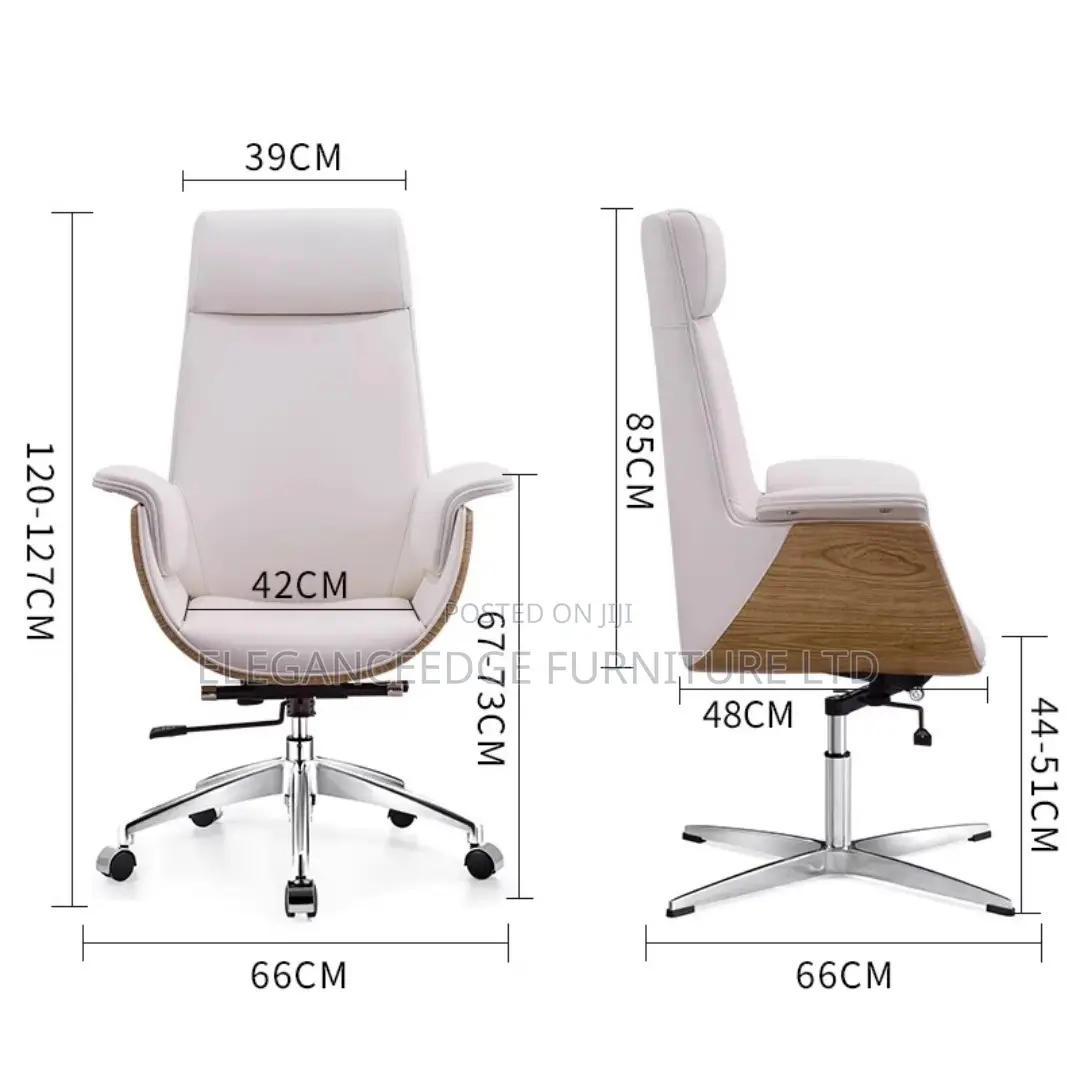 Executive Ergonomic Office Chair – Leather Swivel Manager Chair