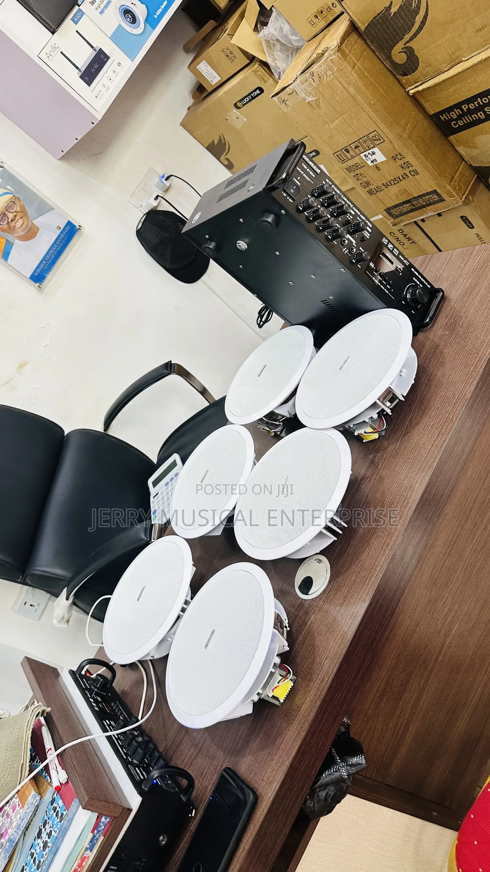 6n1 Ceiling Speakers With Amplifier