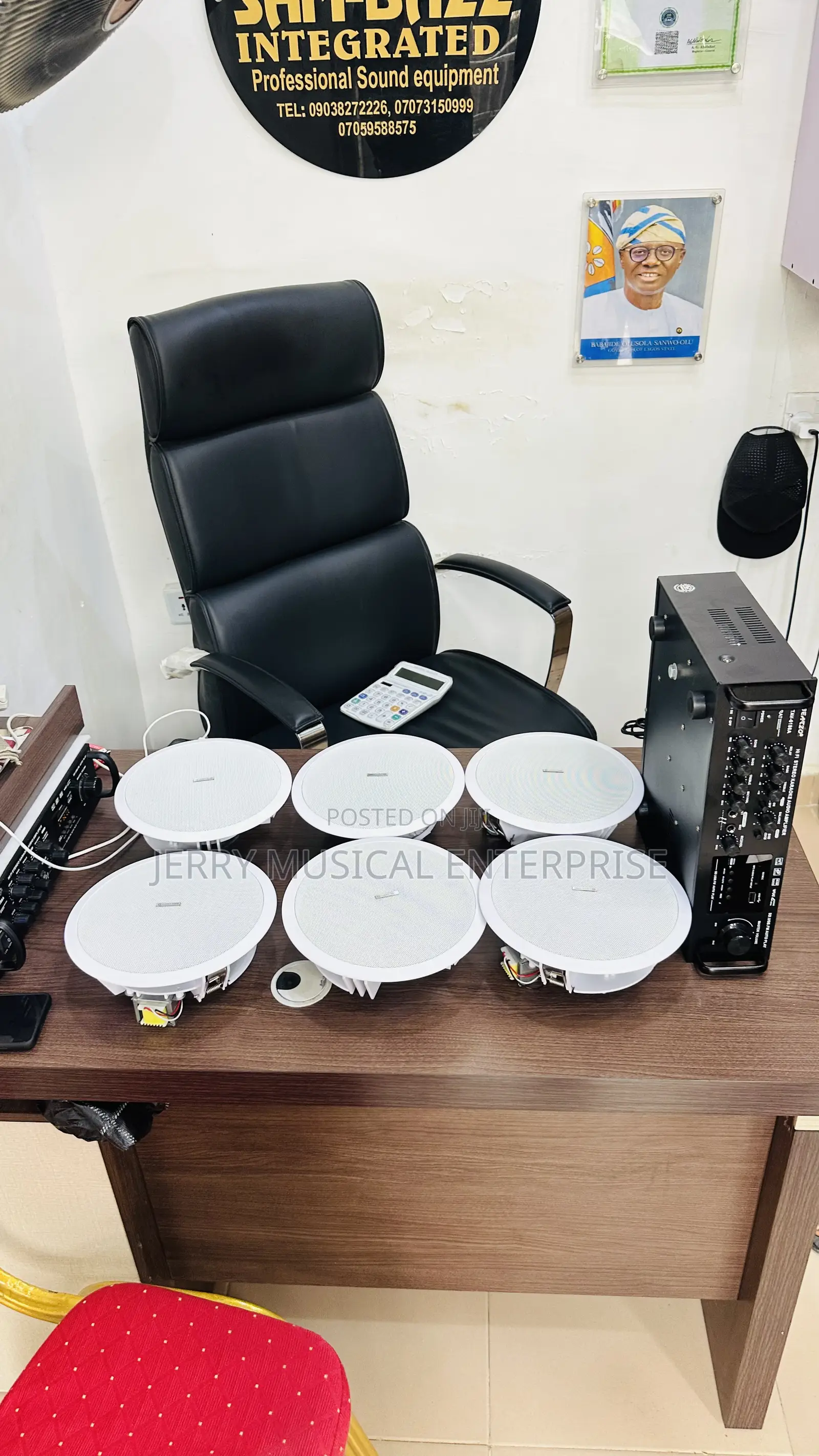 6n1 Ceiling Speakers With Amplifier