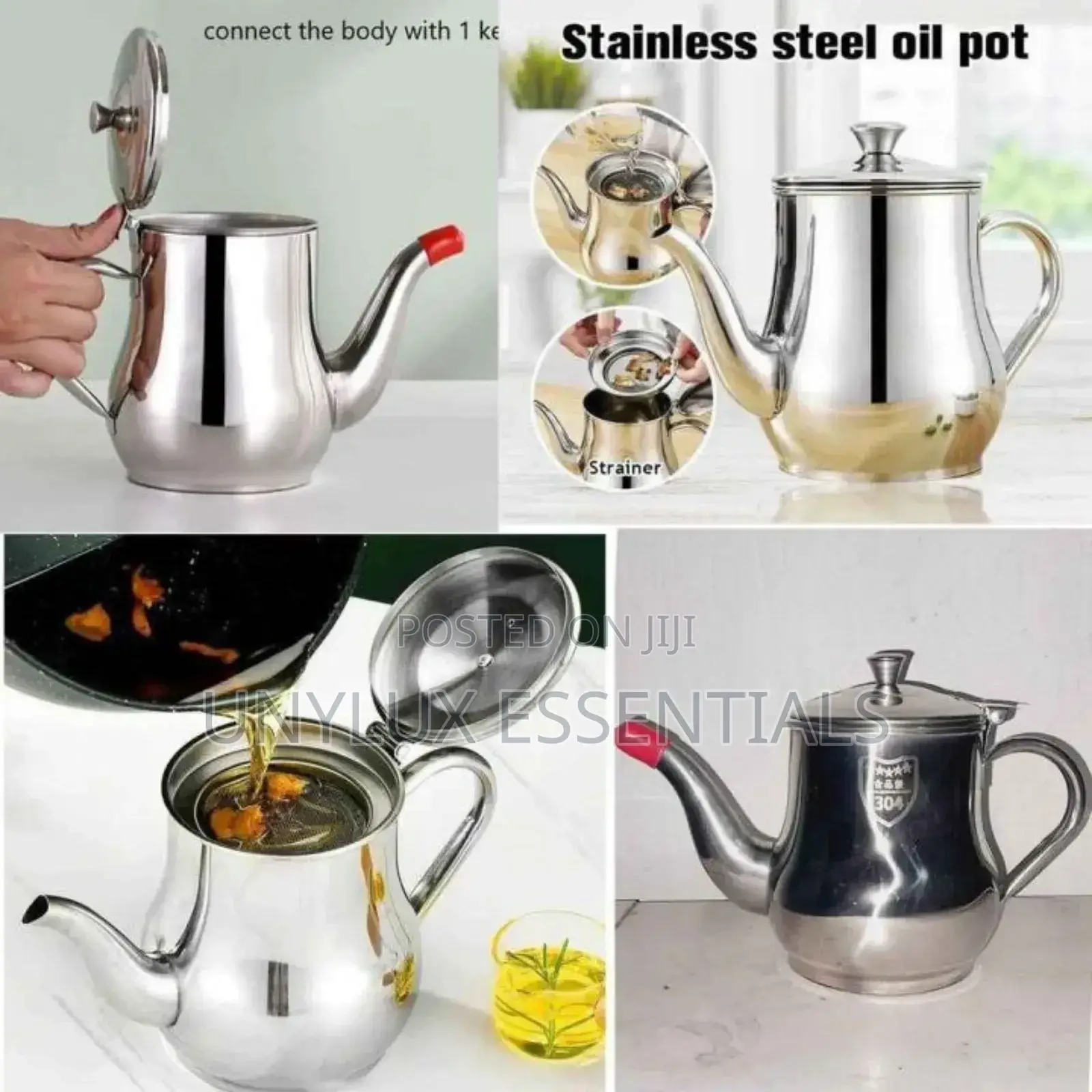 Stainless Steel Oil Filter Pot