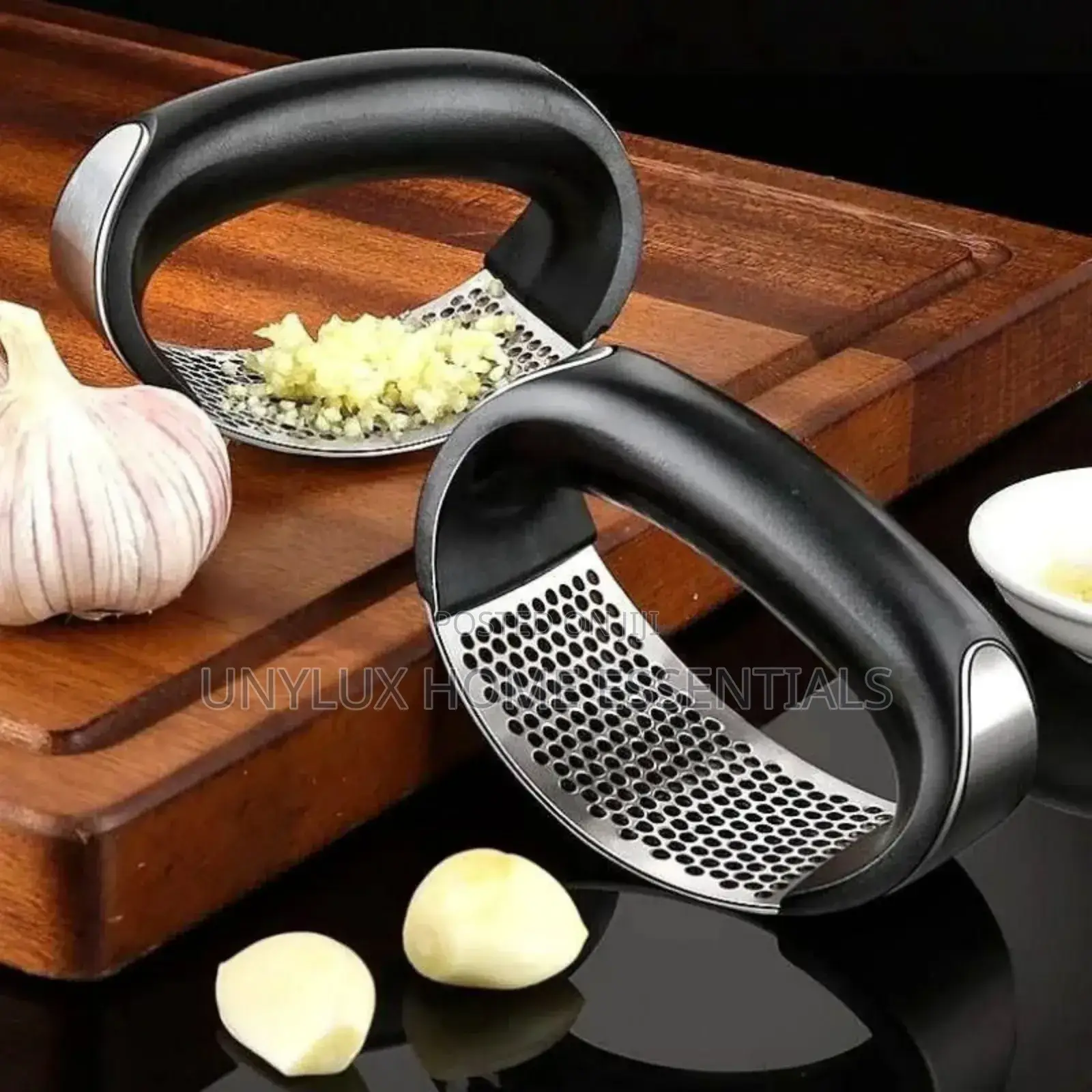 Stainless Steel Garlic Crusher