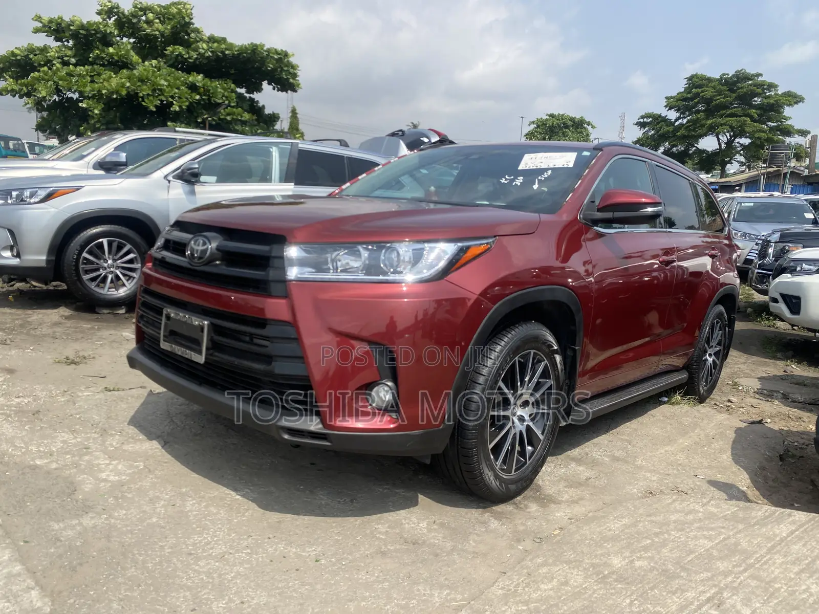 Toyota Highlander Limited Platinum 4x2 V6 (3.5L 6cyl 8A) 2018 Red