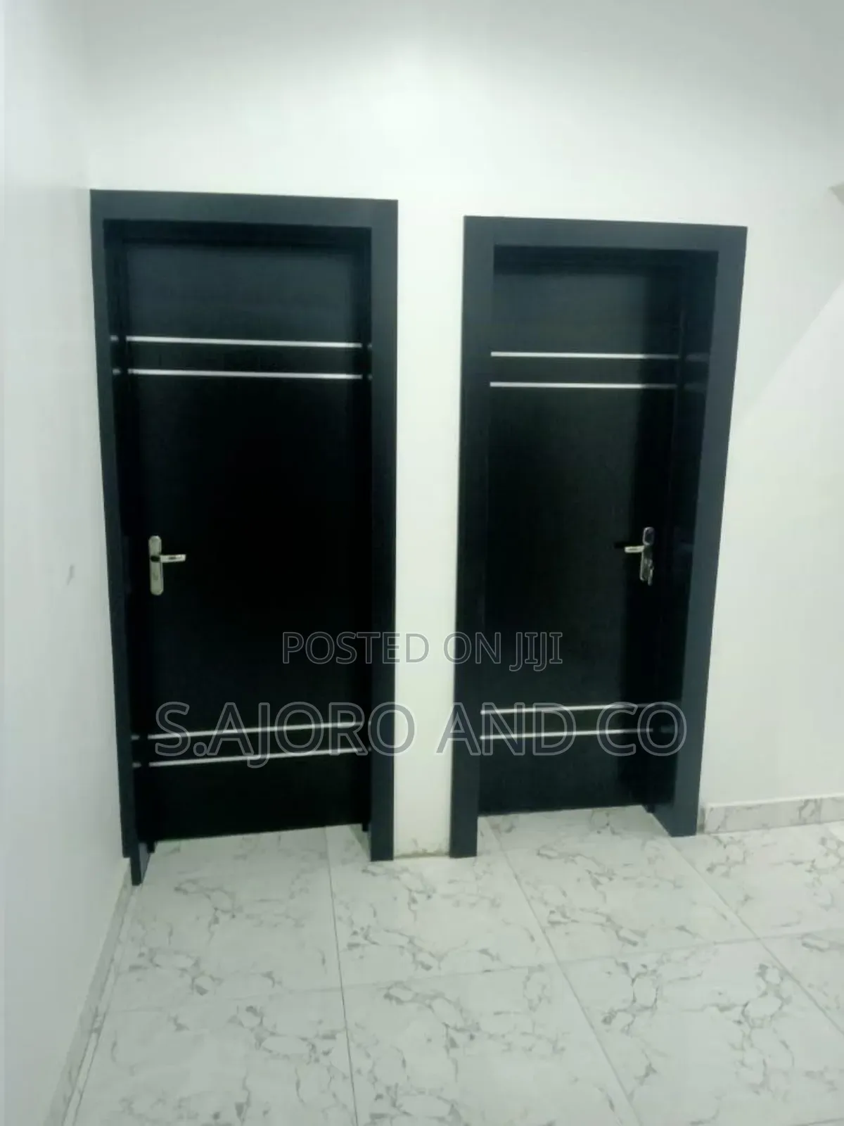 Standard HDF Wooden Doors With Frame; Complete Room Doors